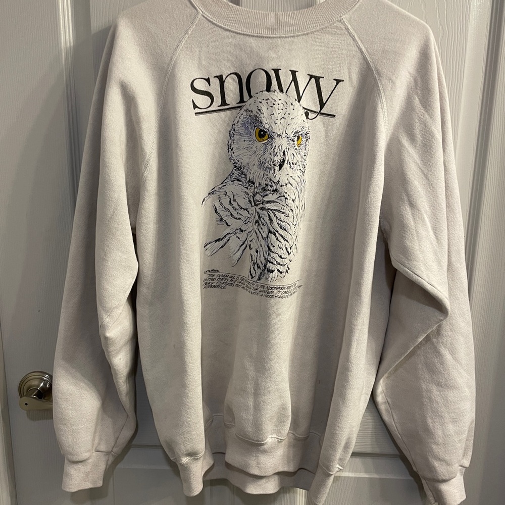 Vintage Snowy Owl Sweatshirt